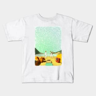 Moonrise Kingdom Painting Kids T-Shirt